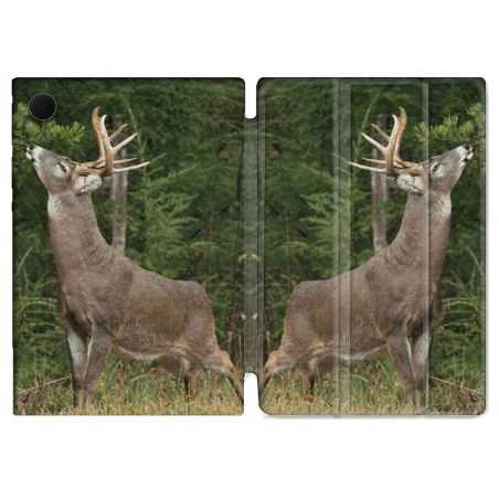 Housse Smart Cover Pour Samsung Galaxy Tab A8 (2022) 10.5 Chasse Cerf