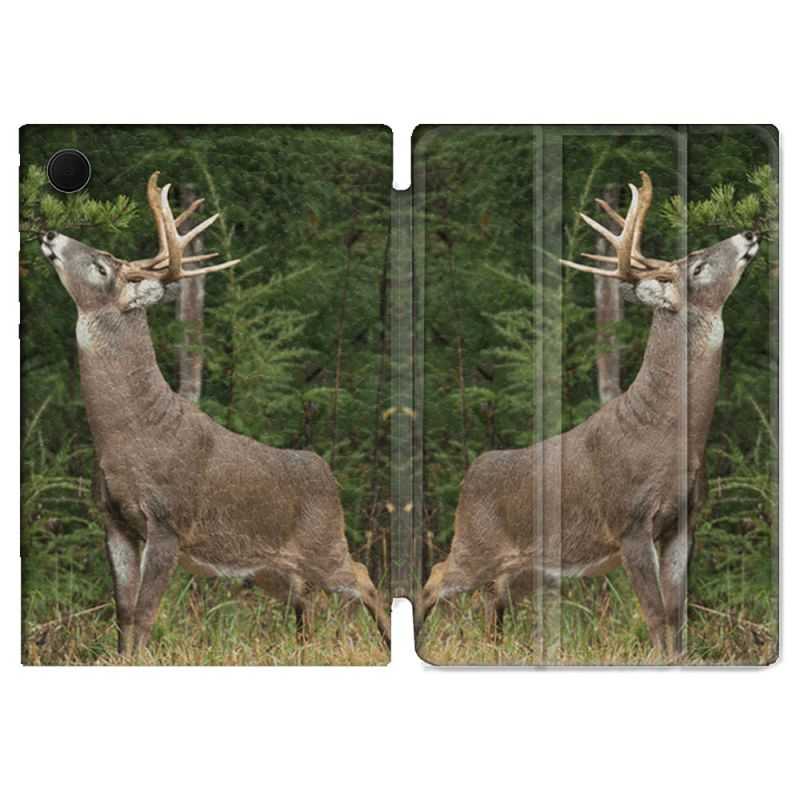 Housse Smart Cover Pour Samsung Galaxy Tab A8 (2022) 10.5 Chasse Cerf