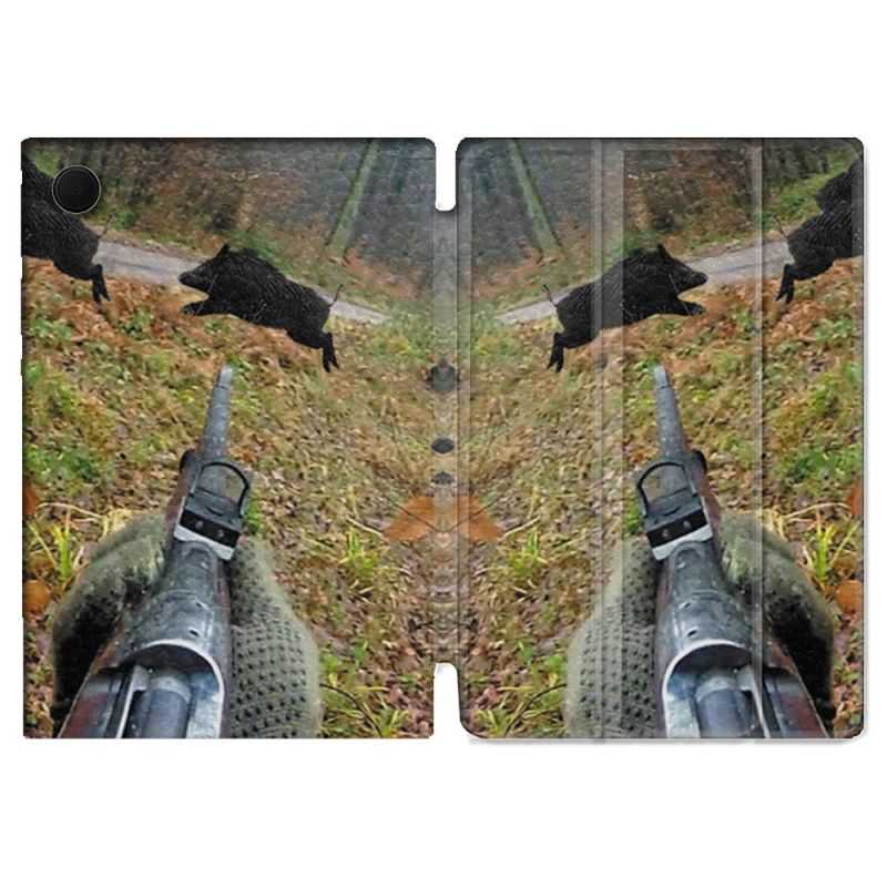Housse Smart Cover Pour Samsung Galaxy Tab A8 (2022) 10.5 Chasse Vision Tir