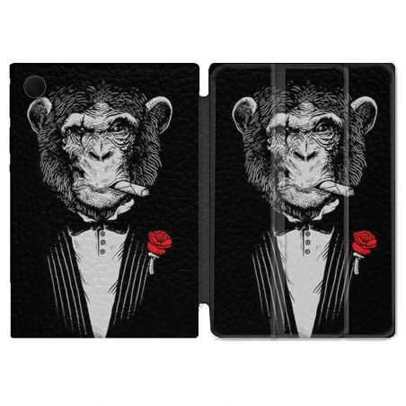 Housse Smart Cover Pour Samsung Galaxy Tab A8 (2022) 10.5 Decale Singe Mafia