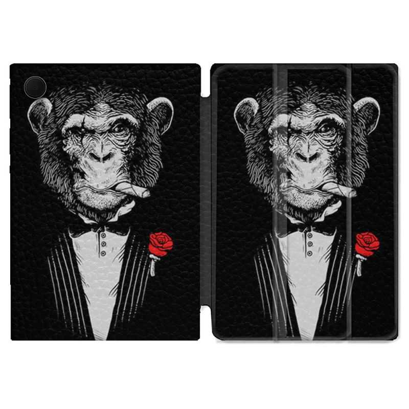 Housse Smart Cover Pour Samsung Galaxy Tab A8 (2022) 10.5 Decale Singe Mafia