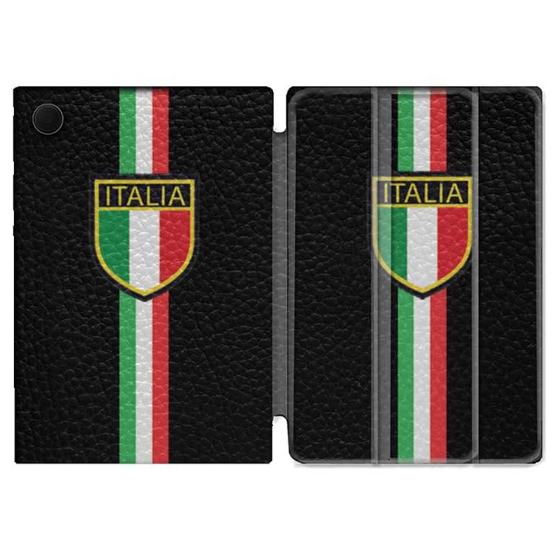 Housse Smart Cover Pour Samsung Galaxy Tab A8 (2022) 10.5 Voyage Italie 3 Noir