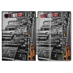 Housse Smart Cover Pour Samsung Galaxy Tab A8 (2022) 10.5 Voyage Amerique USA New York Taxi