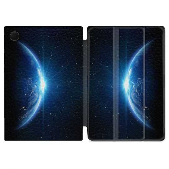 Housse Smart Cover Pour Samsung Galaxy Tab A8 (2022) 10.5 Univers Planete Terre