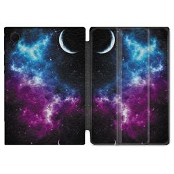 Housse Smart Cover Pour Samsung Galaxy Tab A8 (2022) 10.5 Univers Bleu Violet