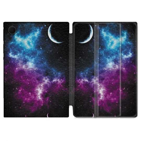 Housse Smart Cover Pour Samsung Galaxy Tab A8 (2022) 10.5 Univers Bleu Violet