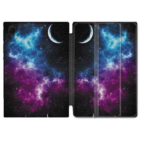 Housse Smart Cover Pour Samsung Galaxy Tab A8 (2022) 10.5 Univers Bleu Violet
