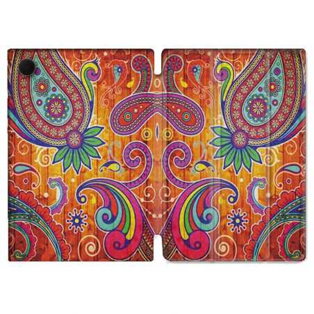 Housse Smart Cover Pour Samsung Galaxy Tab A8 (2022) 10.5 Fleur Psychedelic