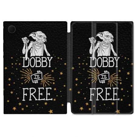 Housse Smart Cover Pour Samsung Galaxy Tab A8 (2022) 10.5 Harry Potter Dobby Free Noir