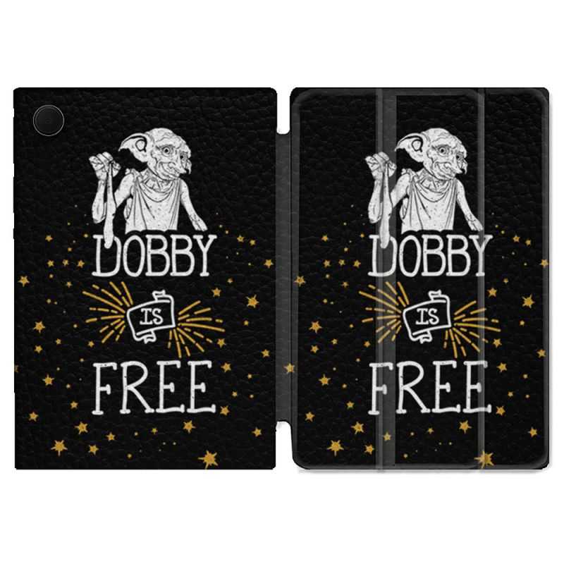 Housse Smart Cover Pour Samsung Galaxy Tab A8 (2022) 10.5 Harry Potter Dobby Free Noir