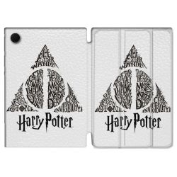 Housse Smart Cover Pour Samsung Galaxy Tab A8 (2022) 10.5 Harry Potter Hollows triangle Blanc