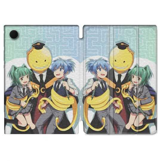Housse Smart Cover Pour Samsung Galaxy Tab A8 (2022) 10.5 Manga Assassination Classroom Kuro Trio