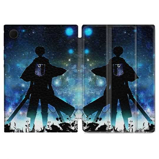 Housse Smart Cover Pour Samsung Galaxy Tab A8 (2022) 10.5 Manga Attaque Titans Levi