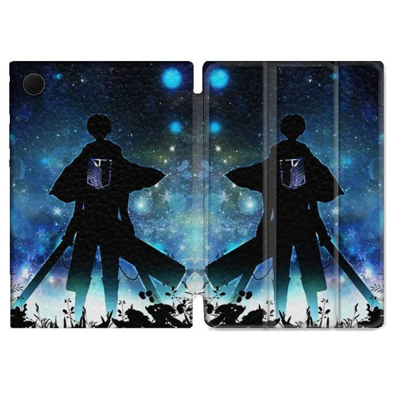 Housse Smart Cover Pour Samsung Galaxy Tab A8 (2022) 10.5 Manga Attaque Titans Levi