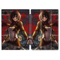 Housse Smart Cover Pour Samsung Galaxy Tab A8 (2022) 10.5 Manga Attaque Titans Mikasa