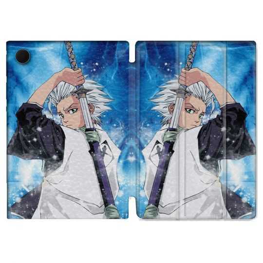 Housse Smart Cover Pour Samsung Galaxy Tab A8 (2022) 10.5 Manga Bleach Hitsugaya