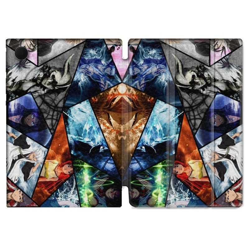 Housse Smart Cover Pour Samsung Galaxy Tab A8 (2022) 10.5 Manga Bleach Pele Mele