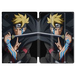 Housse Smart Cover Pour Samsung Galaxy Tab A8 (2022) 10.5 Manga Boruto Tatouage