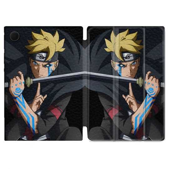 Housse Smart Cover Pour Samsung Galaxy Tab A8 (2022) 10.5 Manga Boruto Tatouage