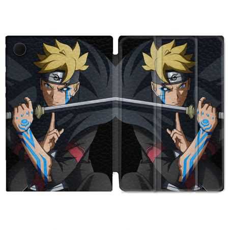 Housse Smart Cover Pour Samsung Galaxy Tab A8 (2022) 10.5 Manga Boruto Tatouage