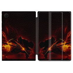 Housse Smart Cover Pour Samsung Galaxy Tab A8 (2022) 10.5 Manga Demon Slayer Electric