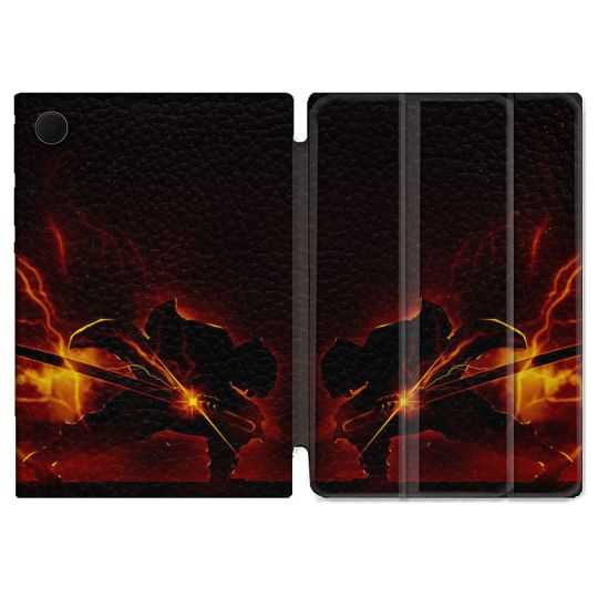 Housse Smart Cover Pour Samsung Galaxy Tab A8 (2022) 10.5 Manga Demon Slayer Electric