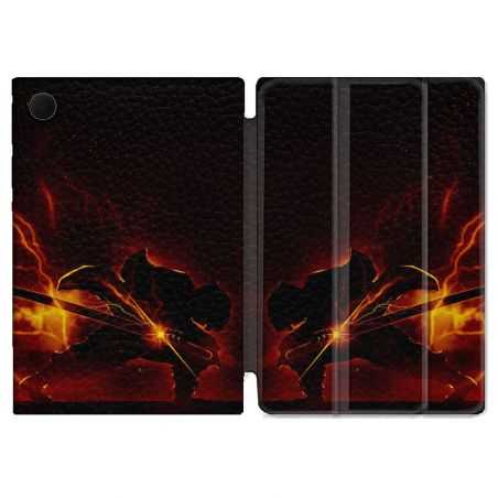 Housse Smart Cover Pour Samsung Galaxy Tab A8 (2022) 10.5 Manga Demon Slayer Electric
