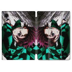 Housse Smart Cover Pour Samsung Galaxy Tab A8 (2022) 10.5 Manga Demon Slayer Tanjiro