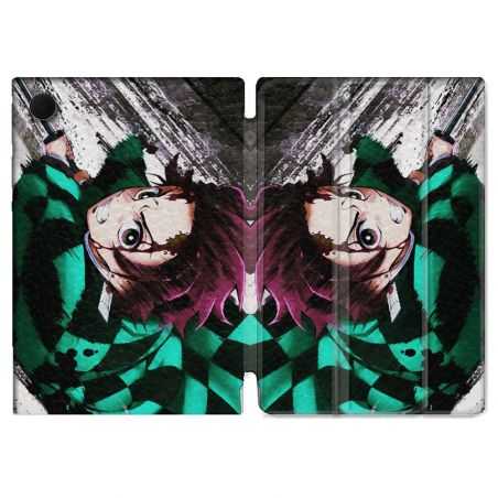 Housse Smart Cover Pour Samsung Galaxy Tab A8 (2022) 10.5 Manga Demon Slayer Tanjiro
