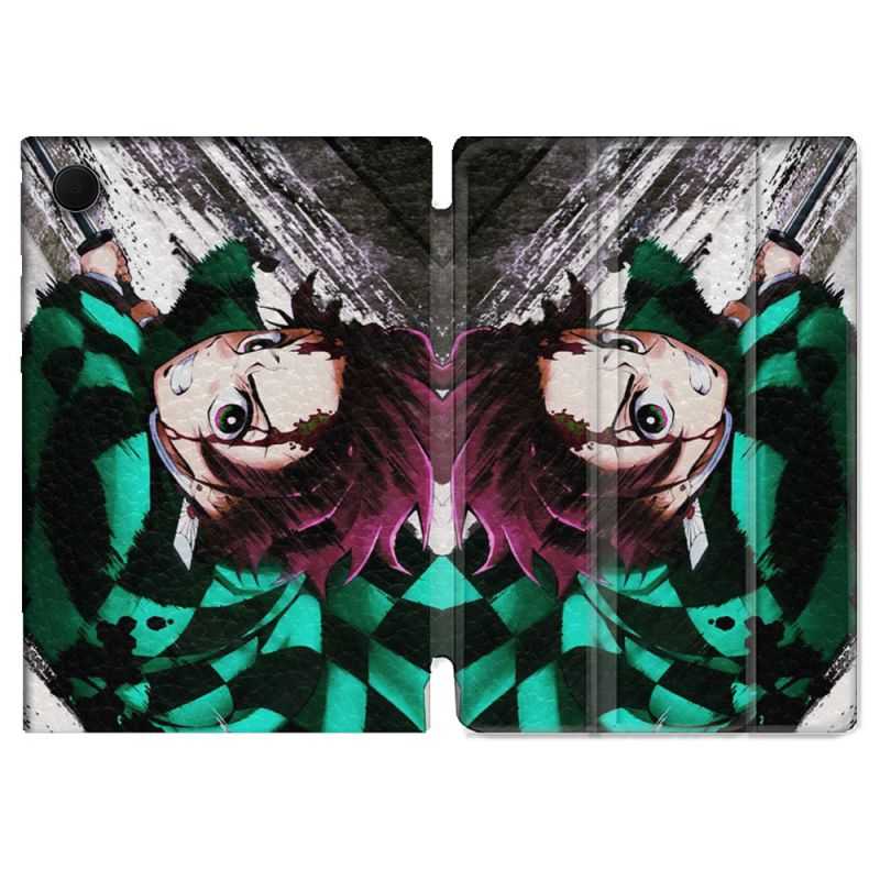 Housse Smart Cover Pour Samsung Galaxy Tab A8 (2022) 10.5 Manga Demon Slayer Tanjiro