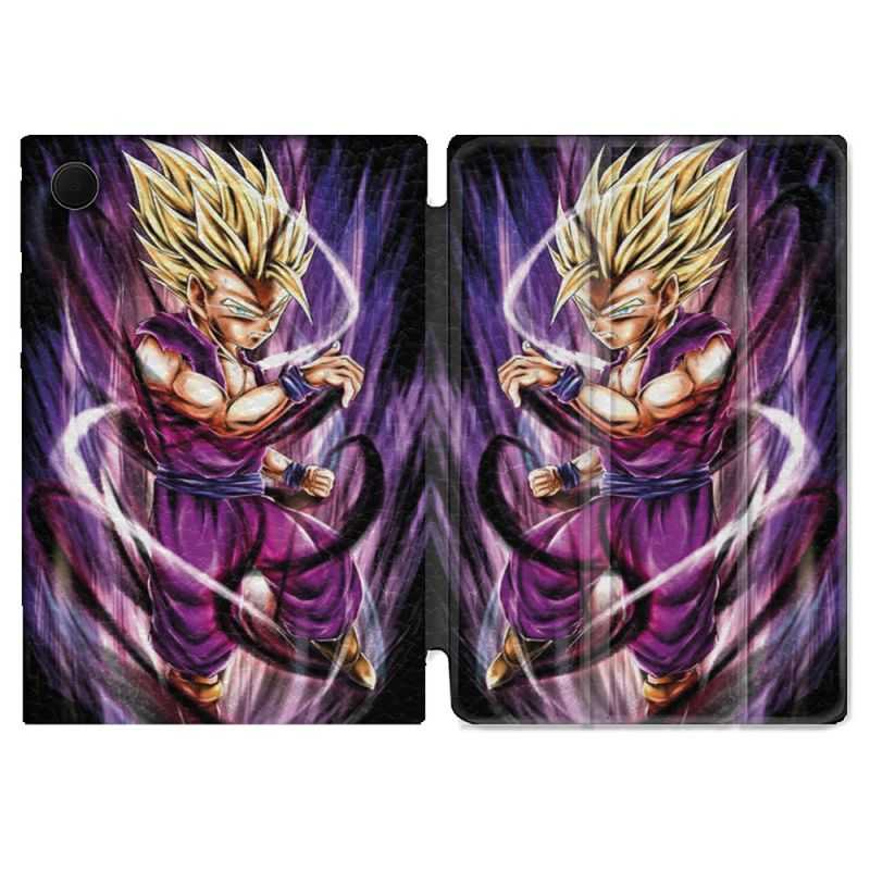 Housse Smart Cover Pour Samsung Galaxy Tab A8 (2022) 10.5 Manga Dragon Ball Sangohan Violet