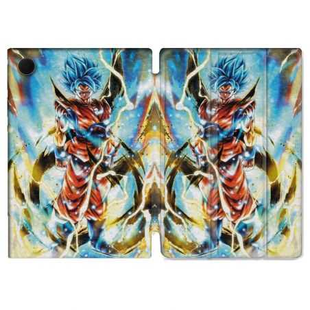 Housse Smart Cover Pour Samsung Galaxy Tab A8 (2022) 10.5 Manga Dragon Ball Sangoku Blanc