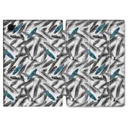 Housse Smart Cover Pour Samsung Galaxy Tab A8 (2022) 10.5 Texture Plume Canard