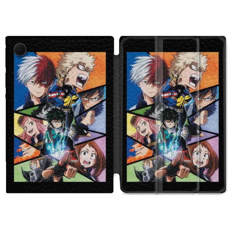 Housse Smart Cover Pour Samsung Galaxy Tab A8 (2022) 10.5 Manga My Hero Academia Noir