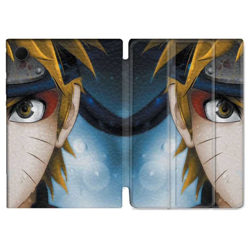 Housse Smart Cover Pour Samsung Galaxy Tab A8 (2022) 10.5 Manga Naruto Blanc