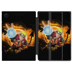 Housse Smart Cover Pour Samsung Galaxy Tab A8 (2022) 10.5 Manga Naruto Noir
