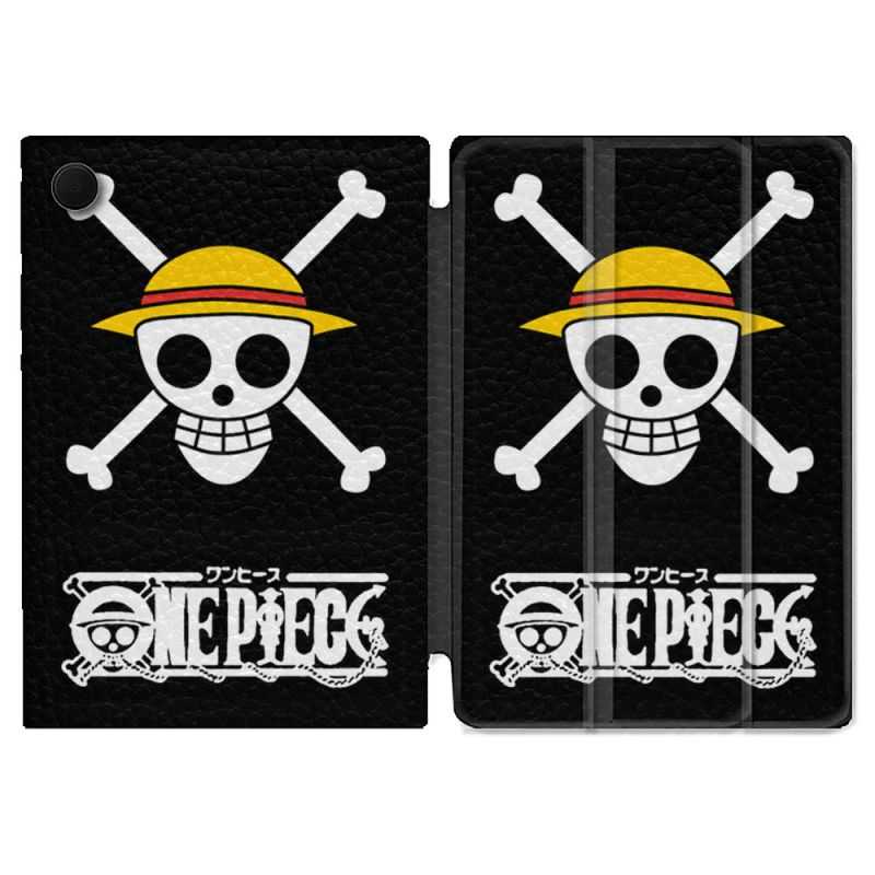 Housse Smart Cover Pour Samsung Galaxy Tab A8 (2022) 10.5 Manga One Piece Tete de Mort