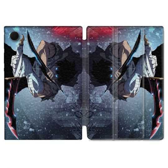 Housse Smart Cover Pour Samsung Galaxy Tab A8 (2022) 10.5 Manga Solo Leveling Sung Epee