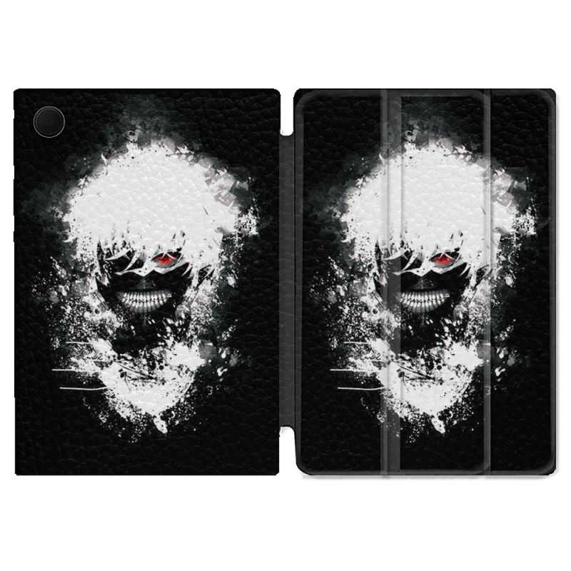 Housse Smart Cover Pour Samsung Galaxy Tab A8 (2022) 10.5 Manga Tokyo Ghoul Kaneki Tag
