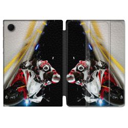 Housse Smart Cover Pour Samsung Galaxy Tab A8 (2022) 10.5 Moto Course GP R6