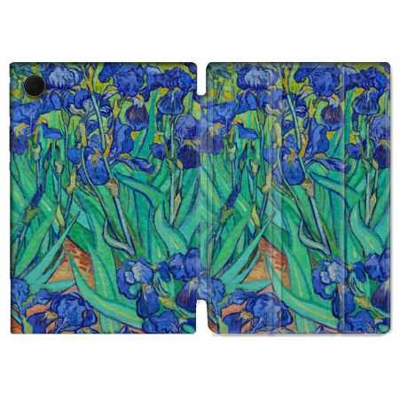 Housse Smart Cover Pour Samsung Galaxy Tab A8 (2022) 10.5 Peinture Iris