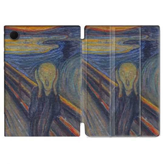Housse Smart Cover Pour Samsung Galaxy Tab A8 (2022) 10.5 Peinture Le Cri