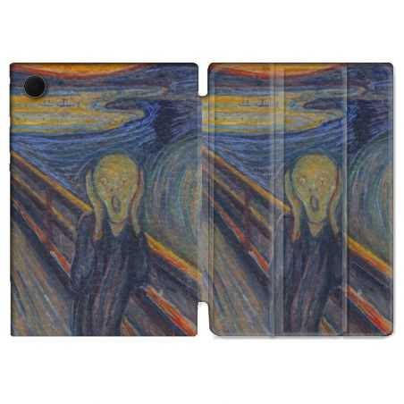 Housse Smart Cover Pour Samsung Galaxy Tab A8 (2022) 10.5 Peinture Le Cri