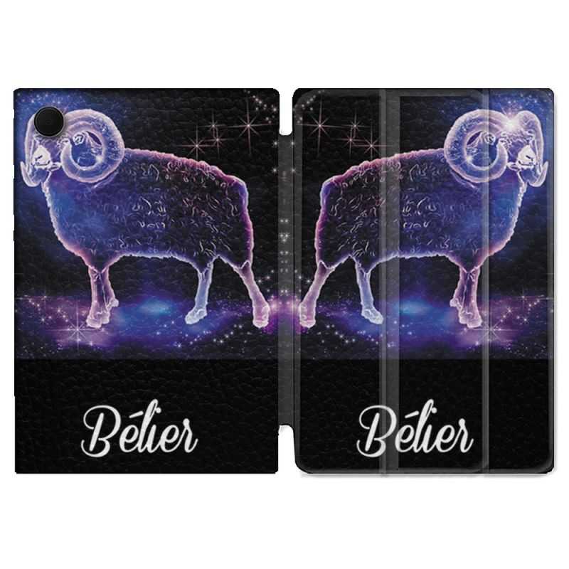 Housse Smart Cover Pour Samsung Galaxy Tab A8 (2022) 10.5 Signe Zodiaque 2 Bélier