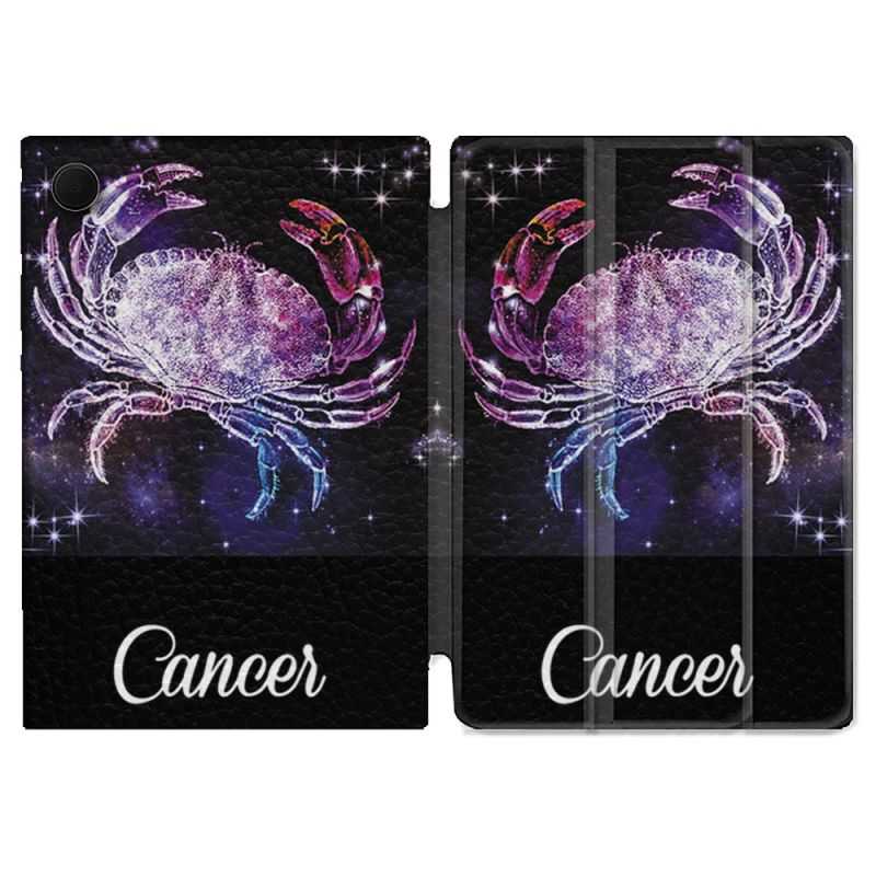 Housse Smart Cover Pour Samsung Galaxy Tab A8 (2022) 10.5 Signe Zodiaque 2 Cancer