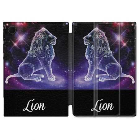 Housse Smart Cover Pour Samsung Galaxy Tab A8 (2022) 10.5 Signe Zodiaque 2 Lion