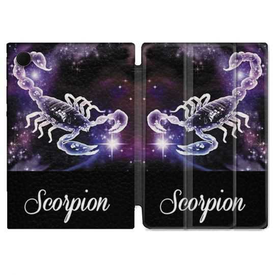 Housse Smart Cover Pour Samsung Galaxy Tab A8 (2022) 10.5 Signe Zodiaque 2 Scorpion