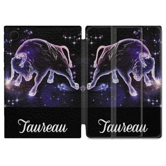 Housse Smart Cover Pour Samsung Galaxy Tab A8 (2022) 10.5 Signe Zodiaque 2 Taureau