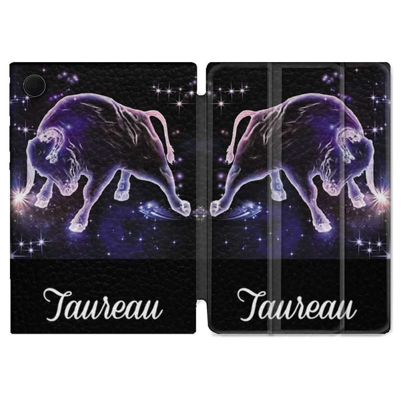 Housse Smart Cover Pour Samsung Galaxy Tab A8 (2022) 10.5 Signe Zodiaque 2 Taureau