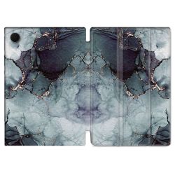Housse Smart Cover Pour Samsung Galaxy Tab A8 (2022) 10.5 Texture Marbre Gris